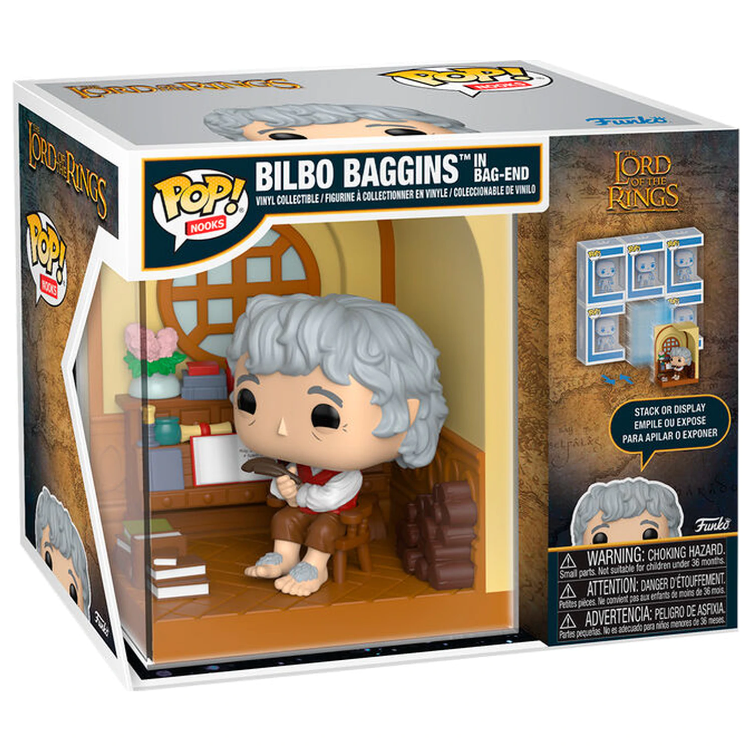 Funko POP figure Nooks The Lord Of The Rings Bilbo Baggins in Bag-End product photo