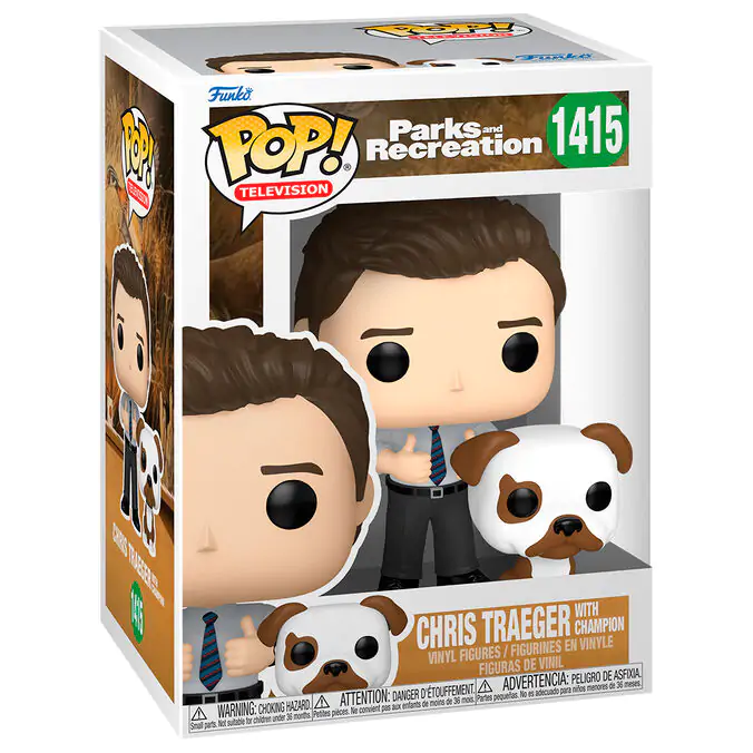 Funko POP figure Parks and Recreation Chris Traeger with Champion termékfotó