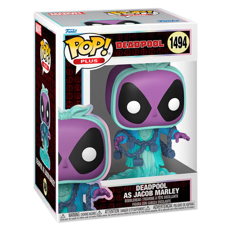Funko POP figure Plus Marvel Deadpool - Deadpool as Jacob Marley product photo