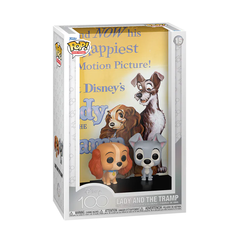 POP figure Poster Disney 100th Anniversary Lady and the Tramp termékfotó