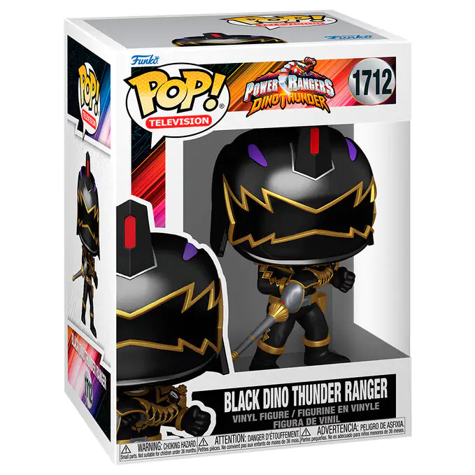Funko POP figure Power Rangers  Dino Thunder - Black Dino Thunder Ranger product photo