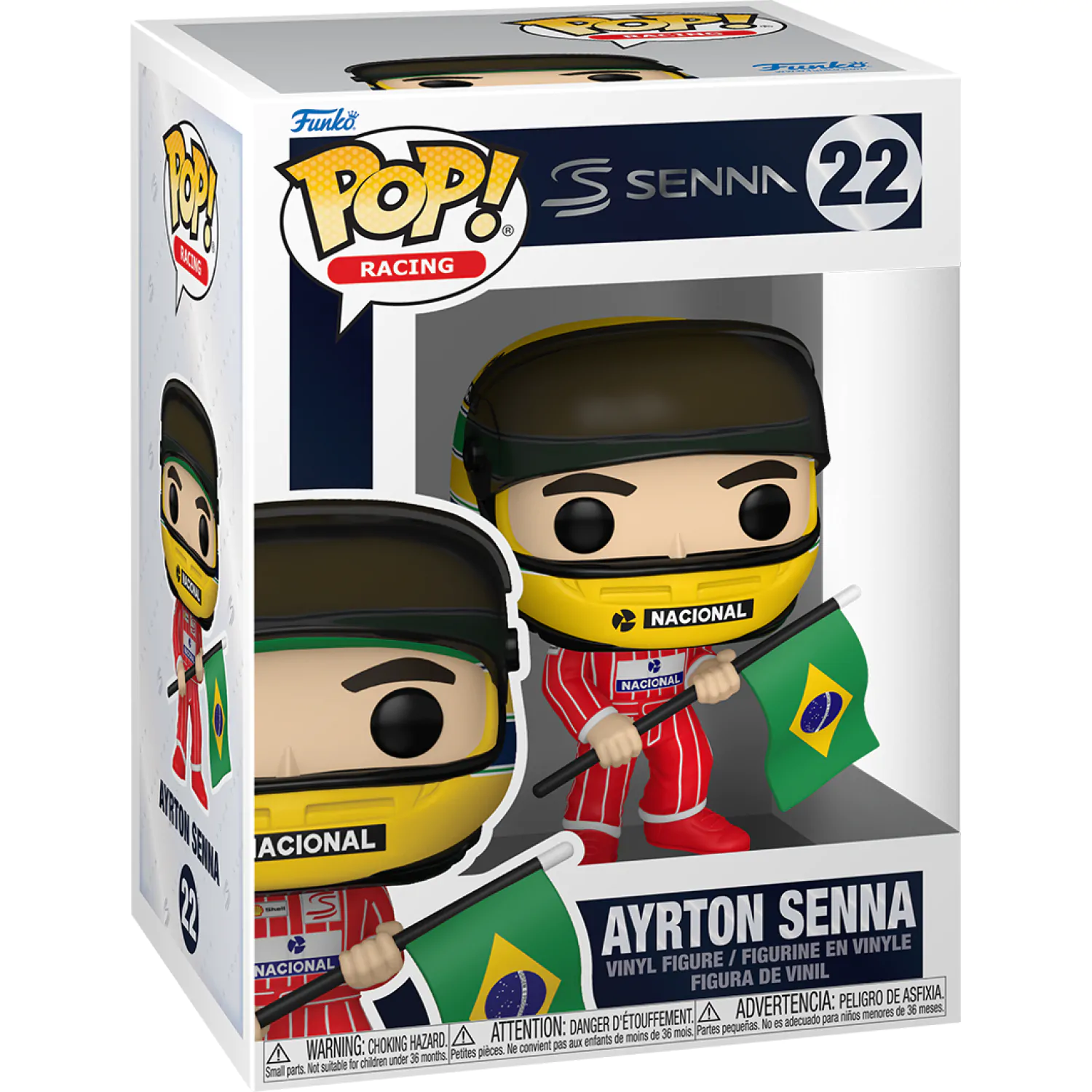 Funko POP figure Racing Senna (Brazilian Flag) product photo