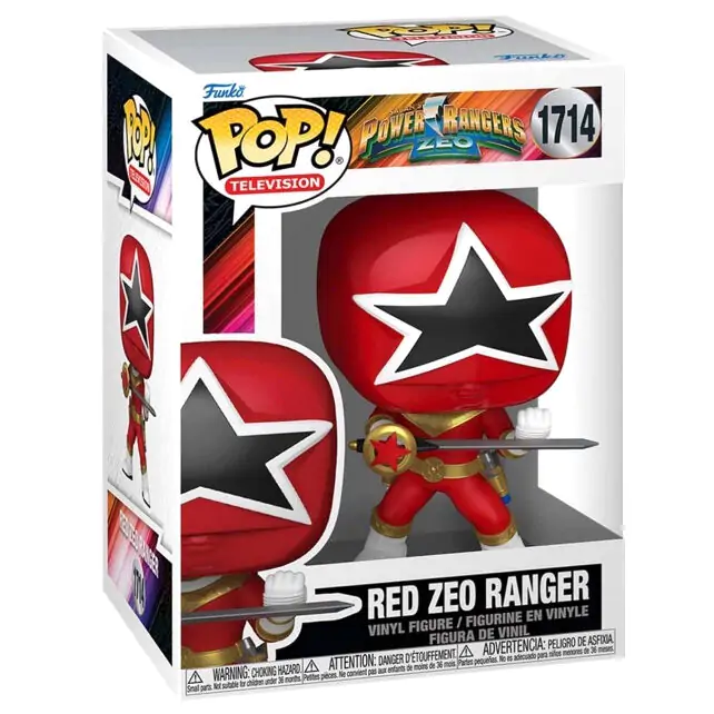 Funko POP figure Rangers Turbo - Red Zeo Ranger product photo