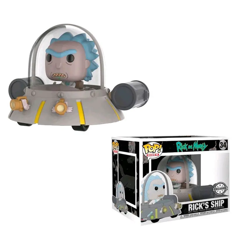 POP figure Rick &amp; Morty Space Cruiser Exclusive product photo
