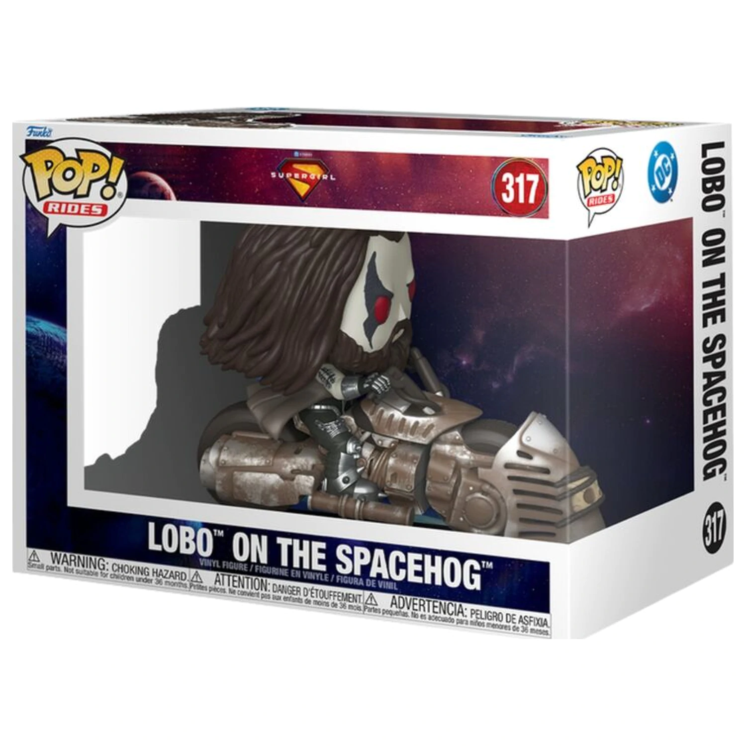 Funko POP figure Ride DC Comics Supergirl Lobo on the Spacehog product photo