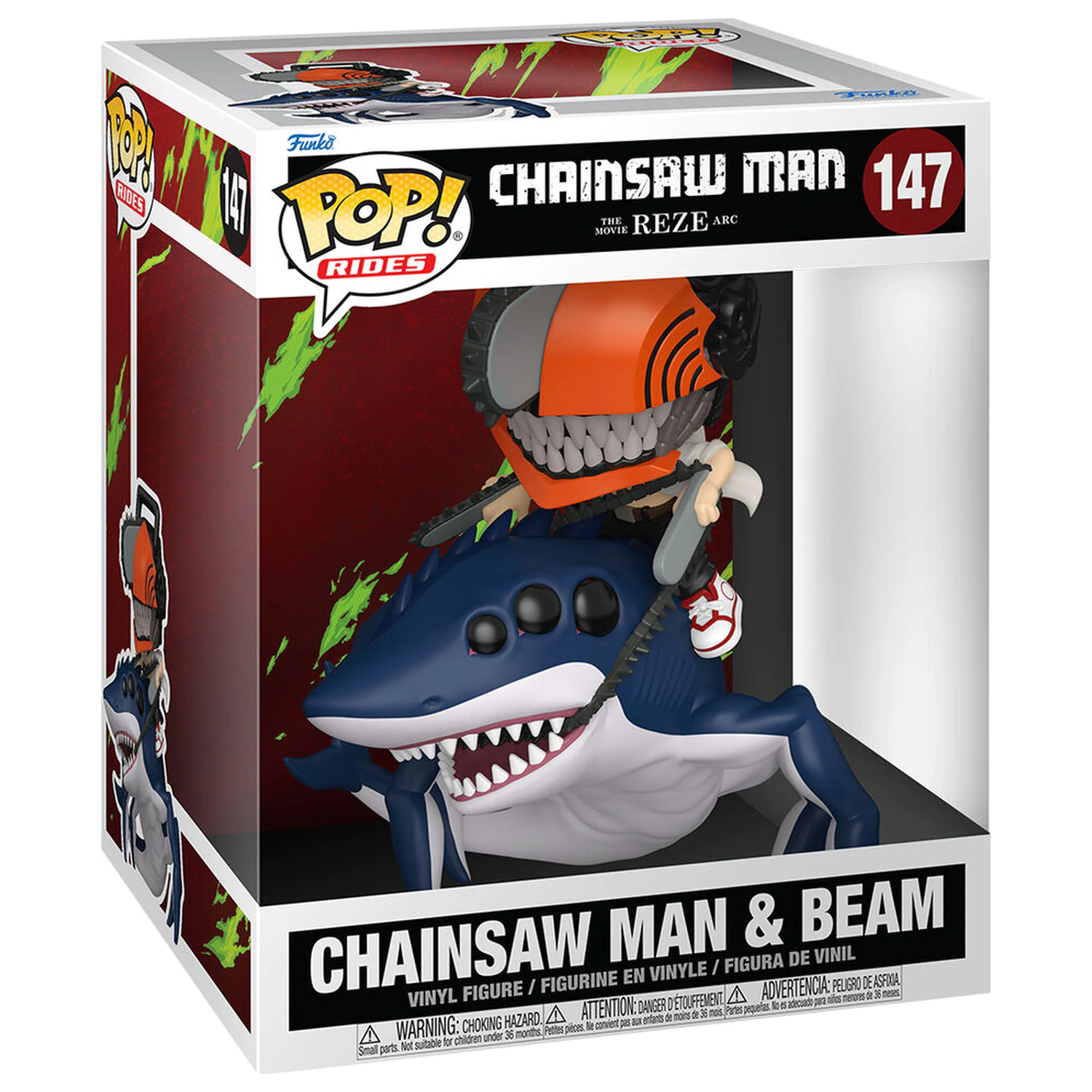 Funko POP figure Ride Deluxe Chainsaw Man Arc Chainsaw Man & Beam product photo