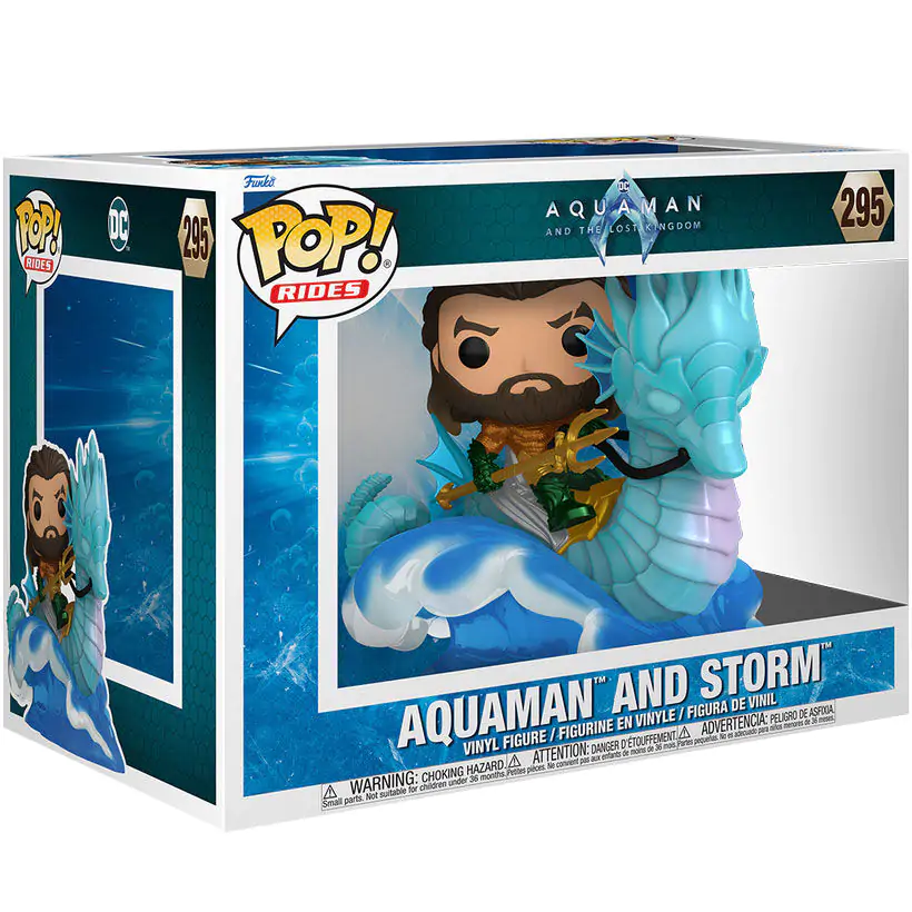 POP figure Ride Deluxe DC Comics Aquaman and the Lost Kingdom Aquaman on Storm termékfotó