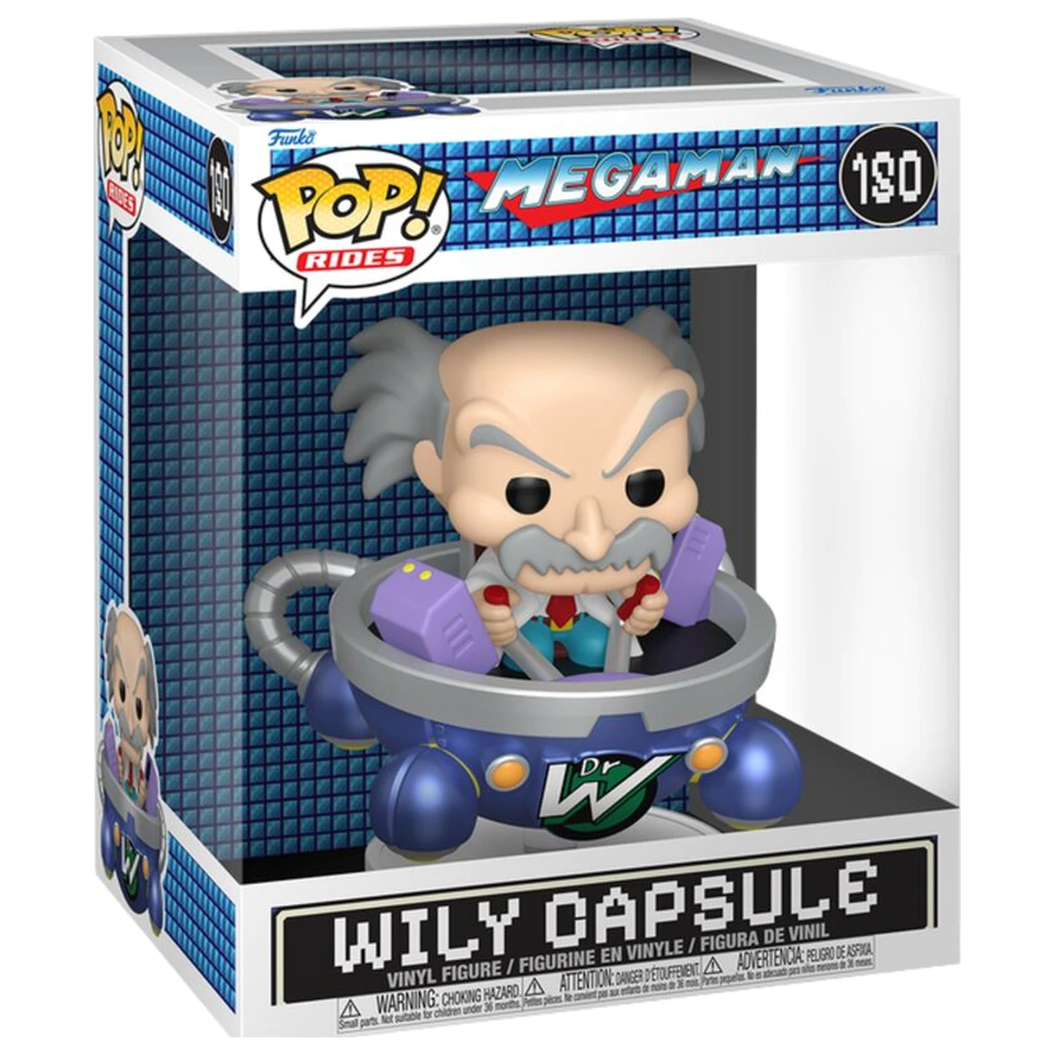 Funko POP figure Rides Deluxe Mega Man Dr. Wily in Wily Capsule product photo