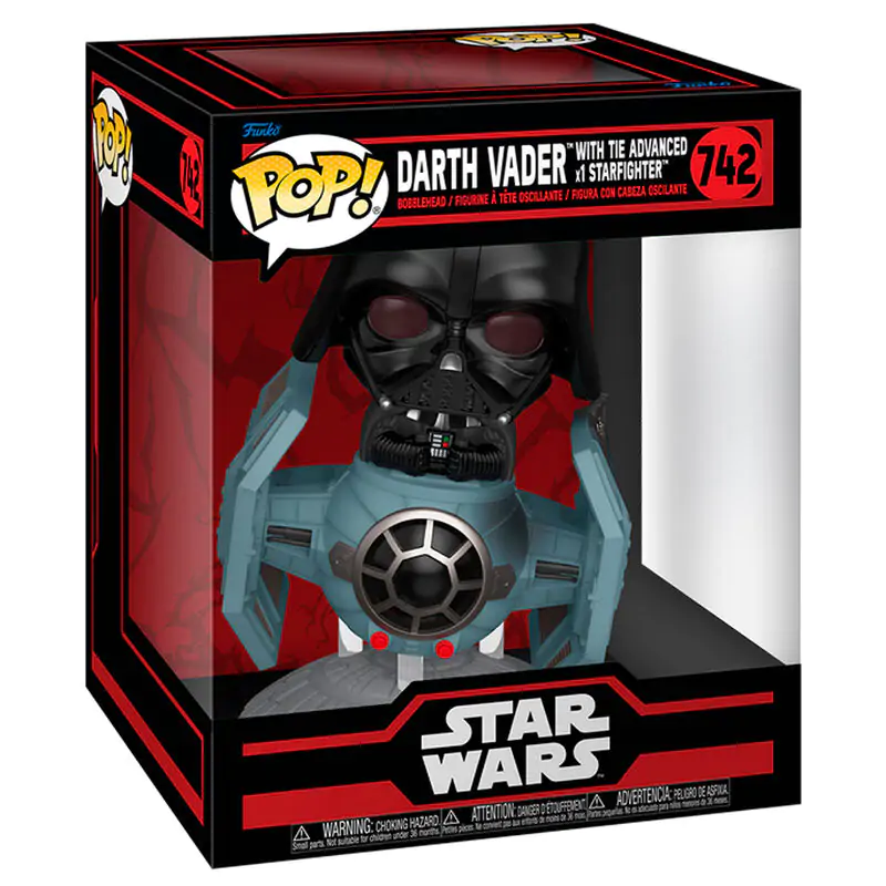 Funko POP figure Rides Deluxe Star Wars Darth Vader with Tie Advanced Starfighter product photo