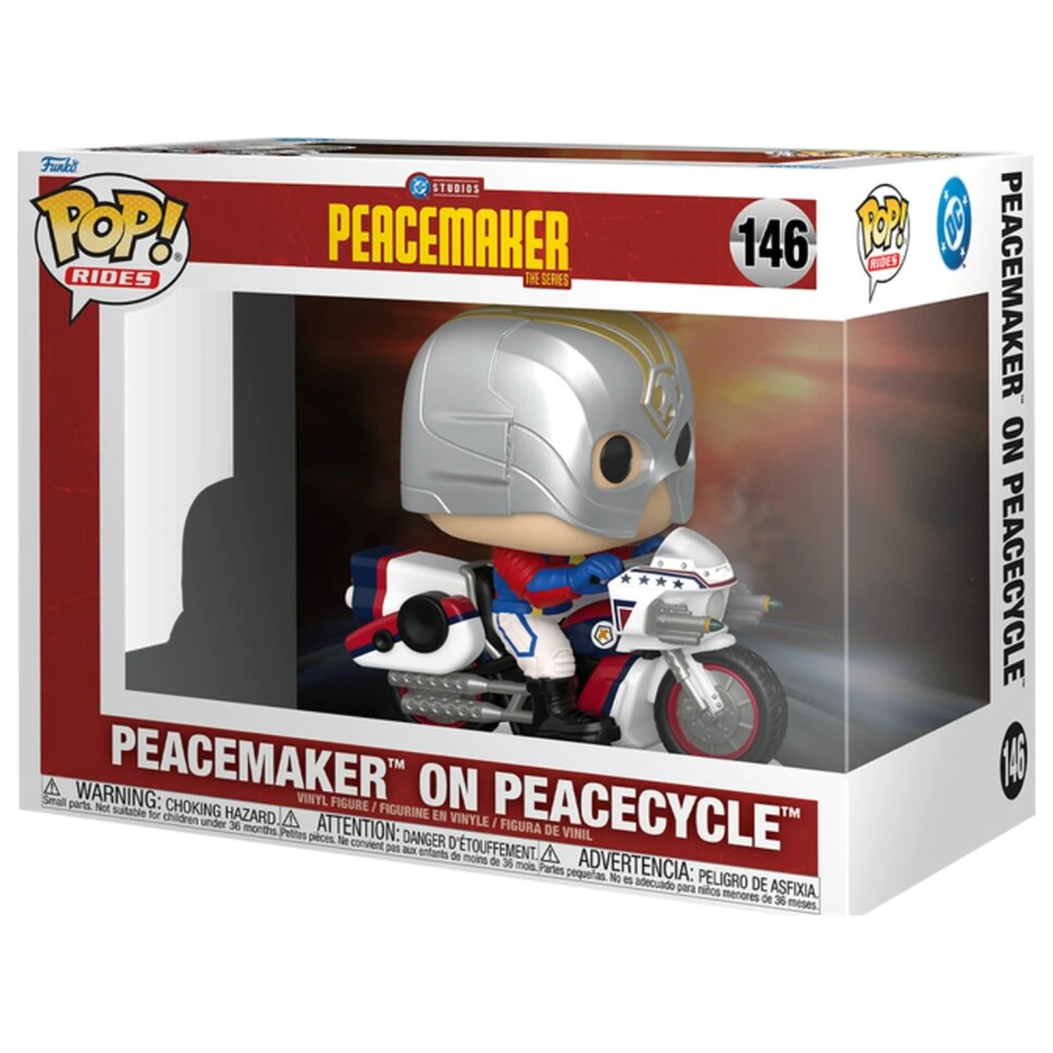 Funko POP figure Rides Peacemaker - Peacemaker on Peacecycle product photo