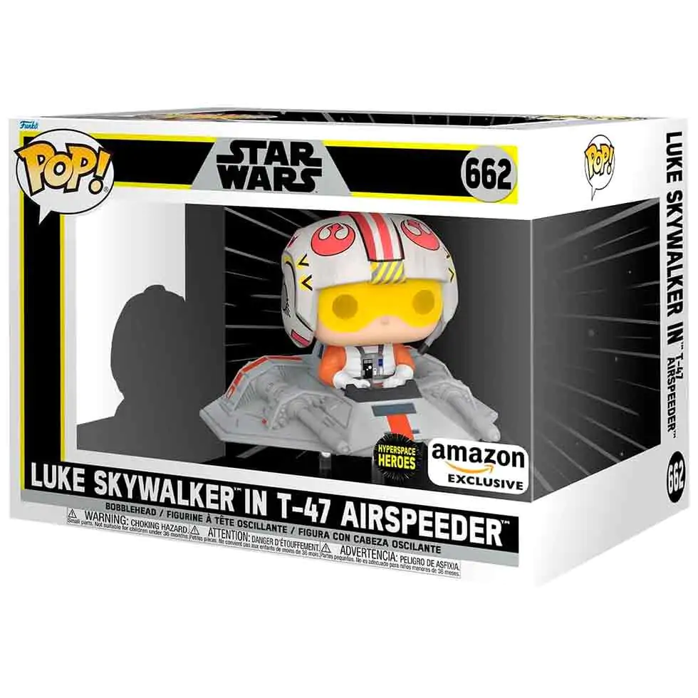 Funko POP figure Rides Star Wars Luke Skywalker in T-47 Airspeeder Exclusive product photo