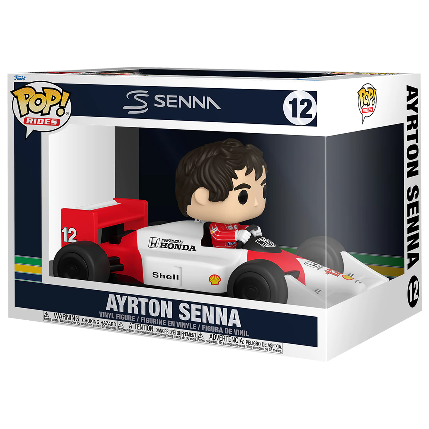 Funko POP figure Rides Super Deluxe Formula 1 McLaren Ayrton Senna product photo