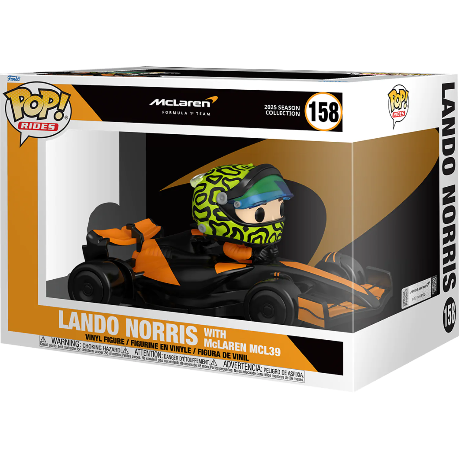 Funko POP figure Rides Super Deluxe Racing Lando Norris with McLaren MCL39 product photo