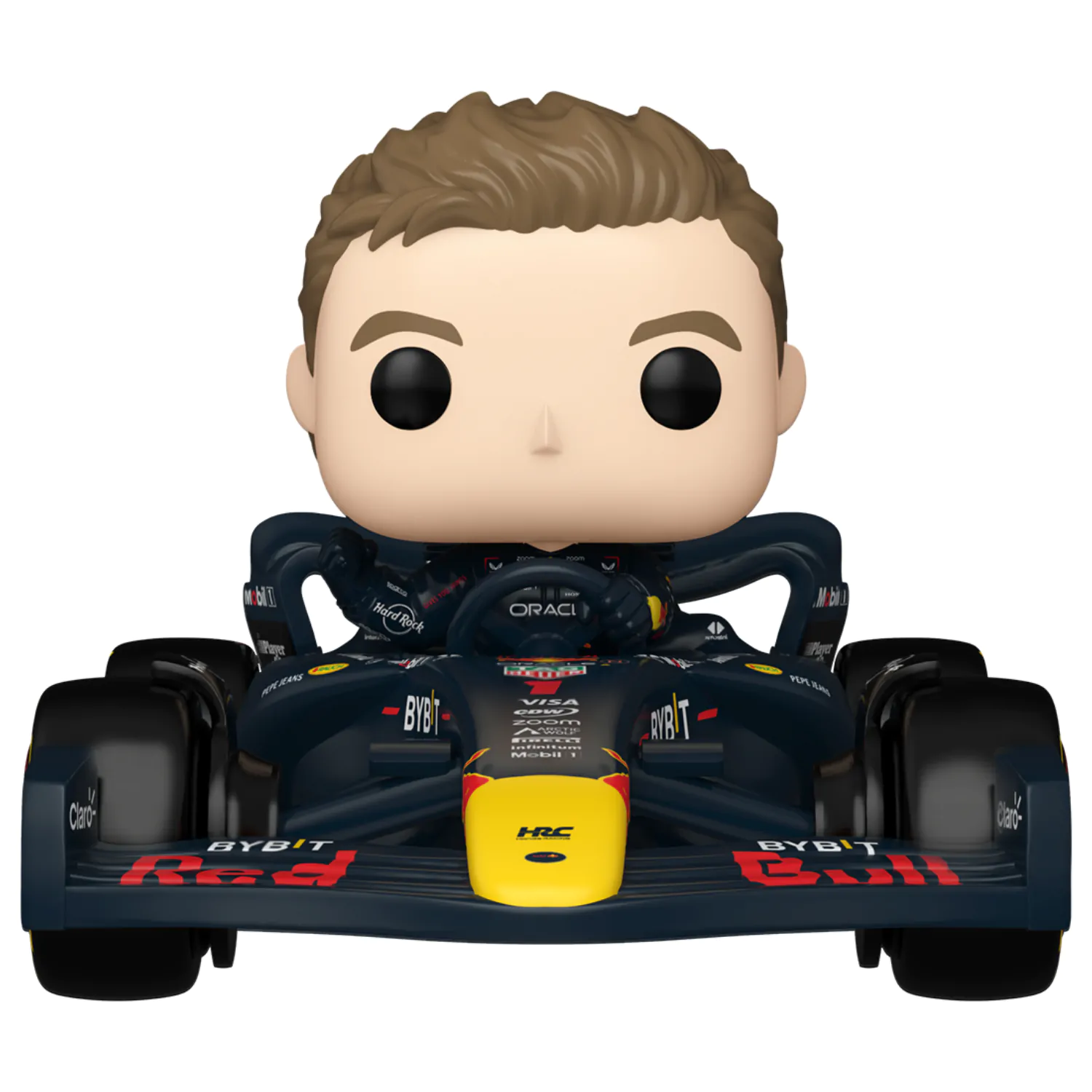 Funko POP figure Rides Super Deluxe Racing Oracle Red Bull Max Verstappen with RB20 product photo