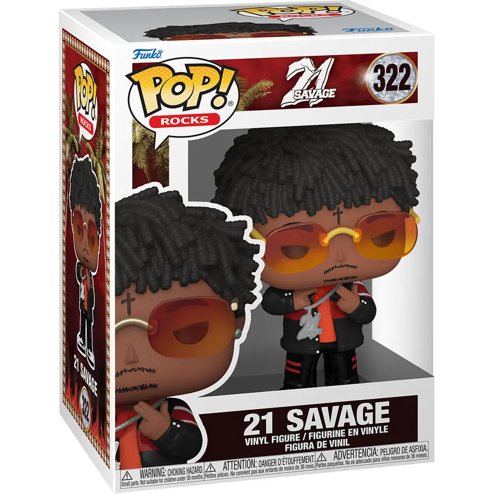 21 Savage POP! Rocks Vinyl Figure 21 Savage 9 cm termékfotó