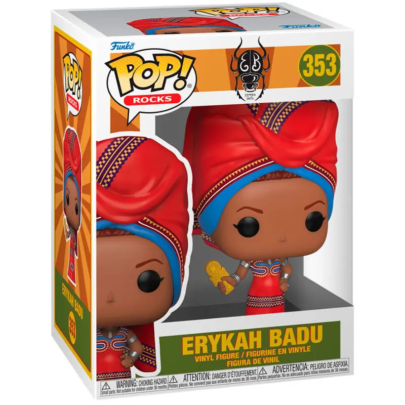 Erykah Badu POP! Rocks Vinyl Figure Erykah Badu(Tyrone) 9 cm termékfotó