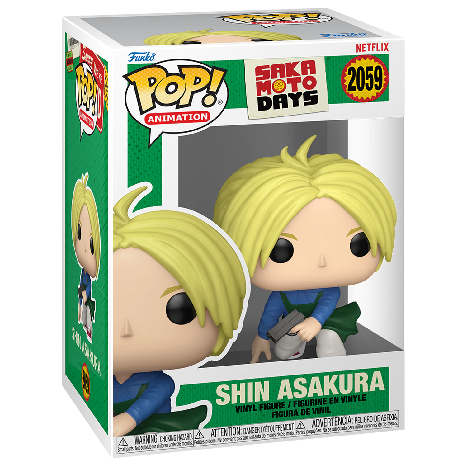 Funko POP figure Sakamoto Days Shin Asakura product photo