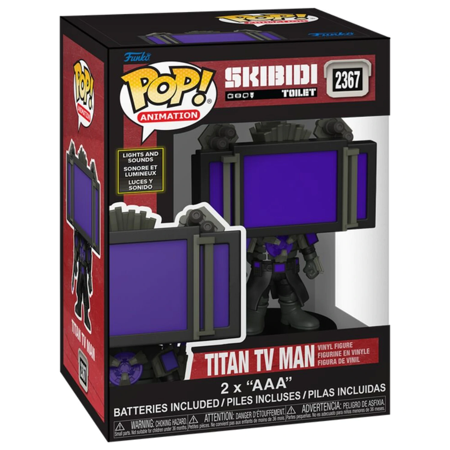 Funko POP figure SFX Skibidi Toilet Titan TV Man product photo