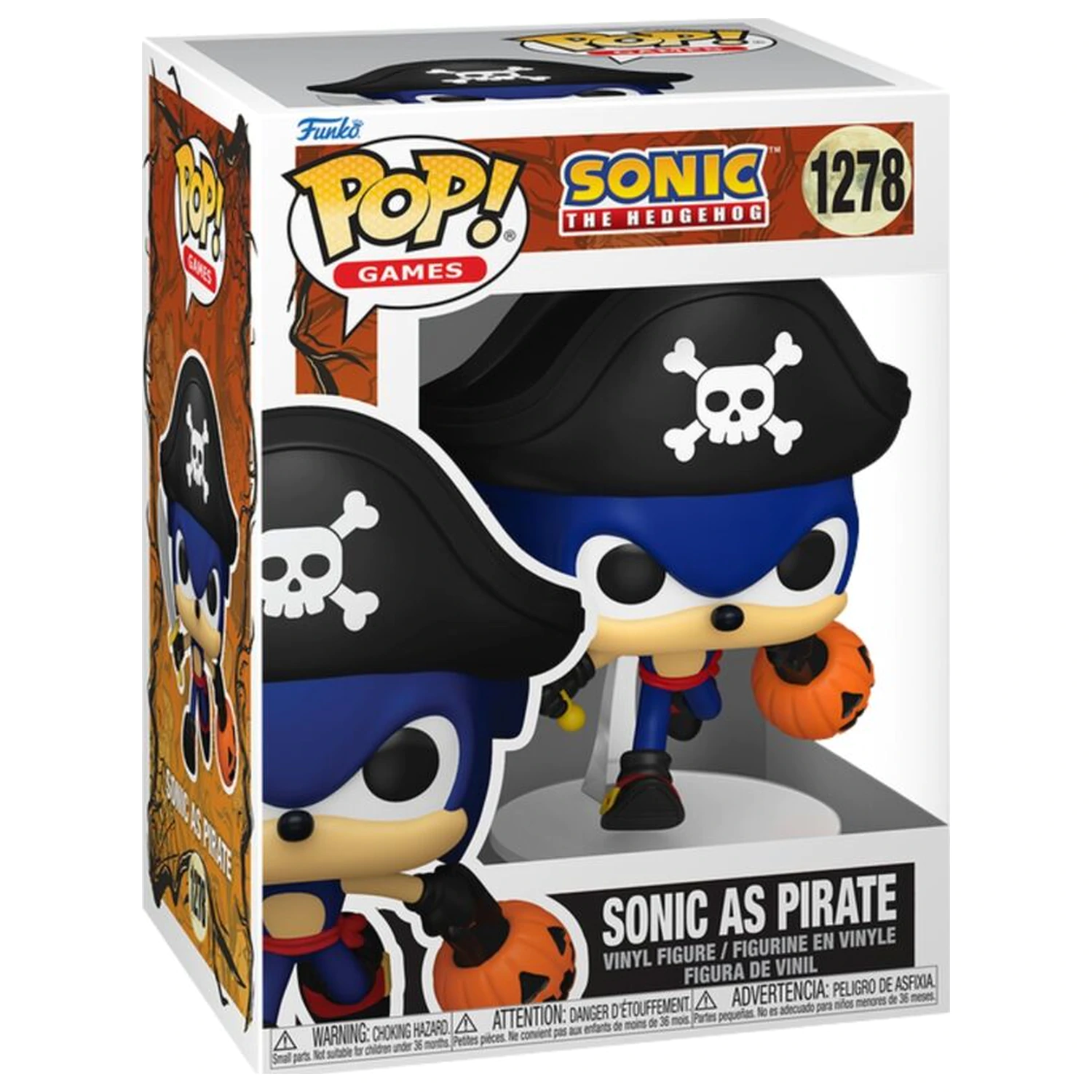 Funko POP figure Sonic The Hedgehog Sonic as Pirate product photo