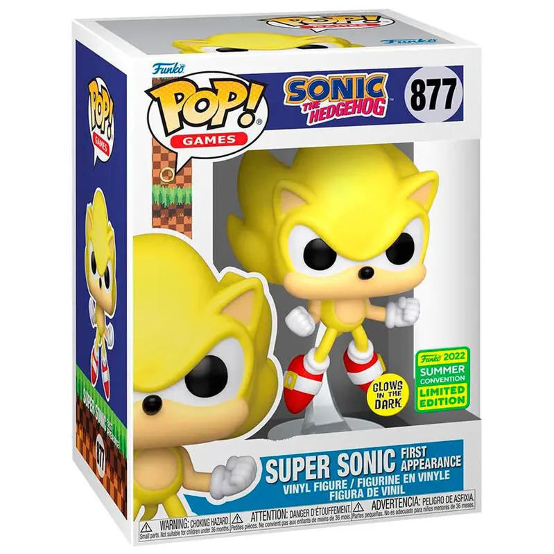 POP figure Sonic The Hedgehog Super Sonic Exclusive product photo