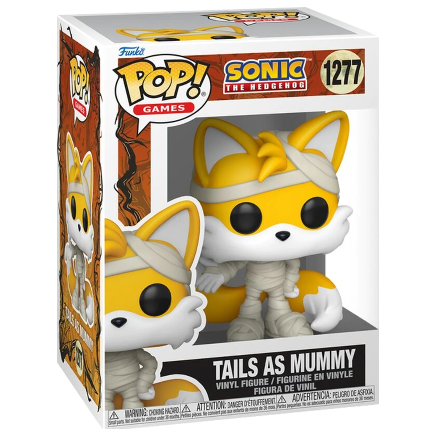 Funko POP figure Sonic The Hedgehog Tails as Mummy product photo