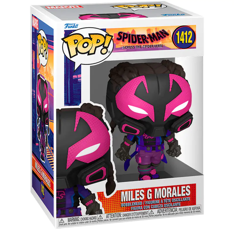 Funko POP figure Marvel Spiderman Across the Spider-Verse Miles G Morales product photo