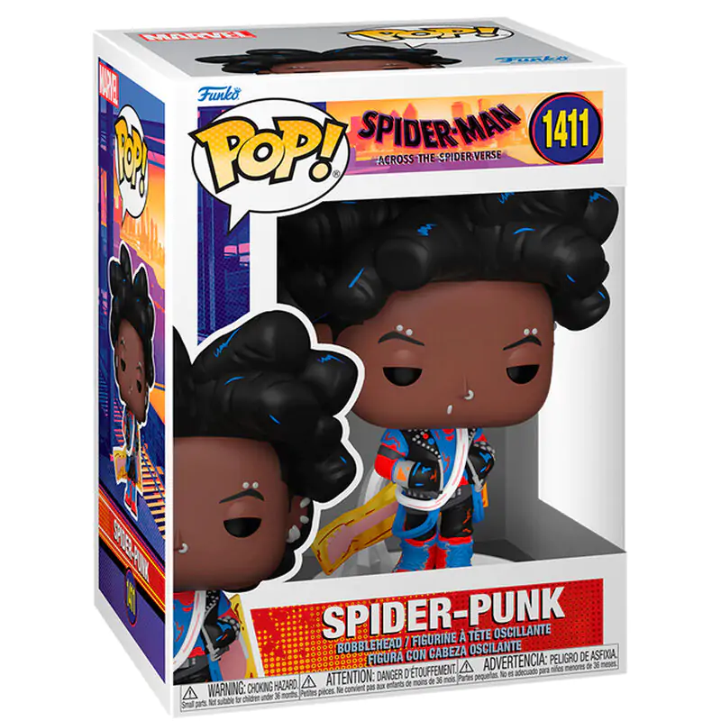 Funko POP figure Marvel Spiderman Across the Spider-Verse Spider-Punk product photo