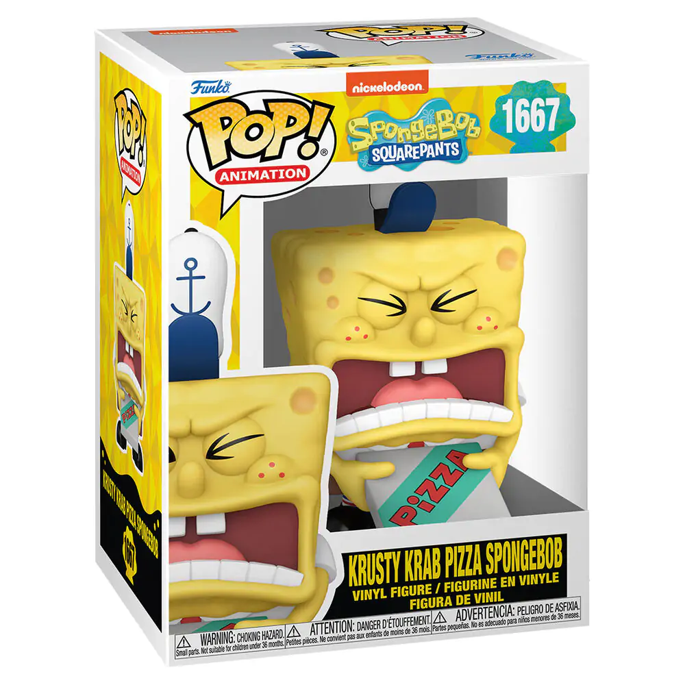 Funko POP figure Sponge Bob Krusty Krab Pizza Spongebob termékfotó