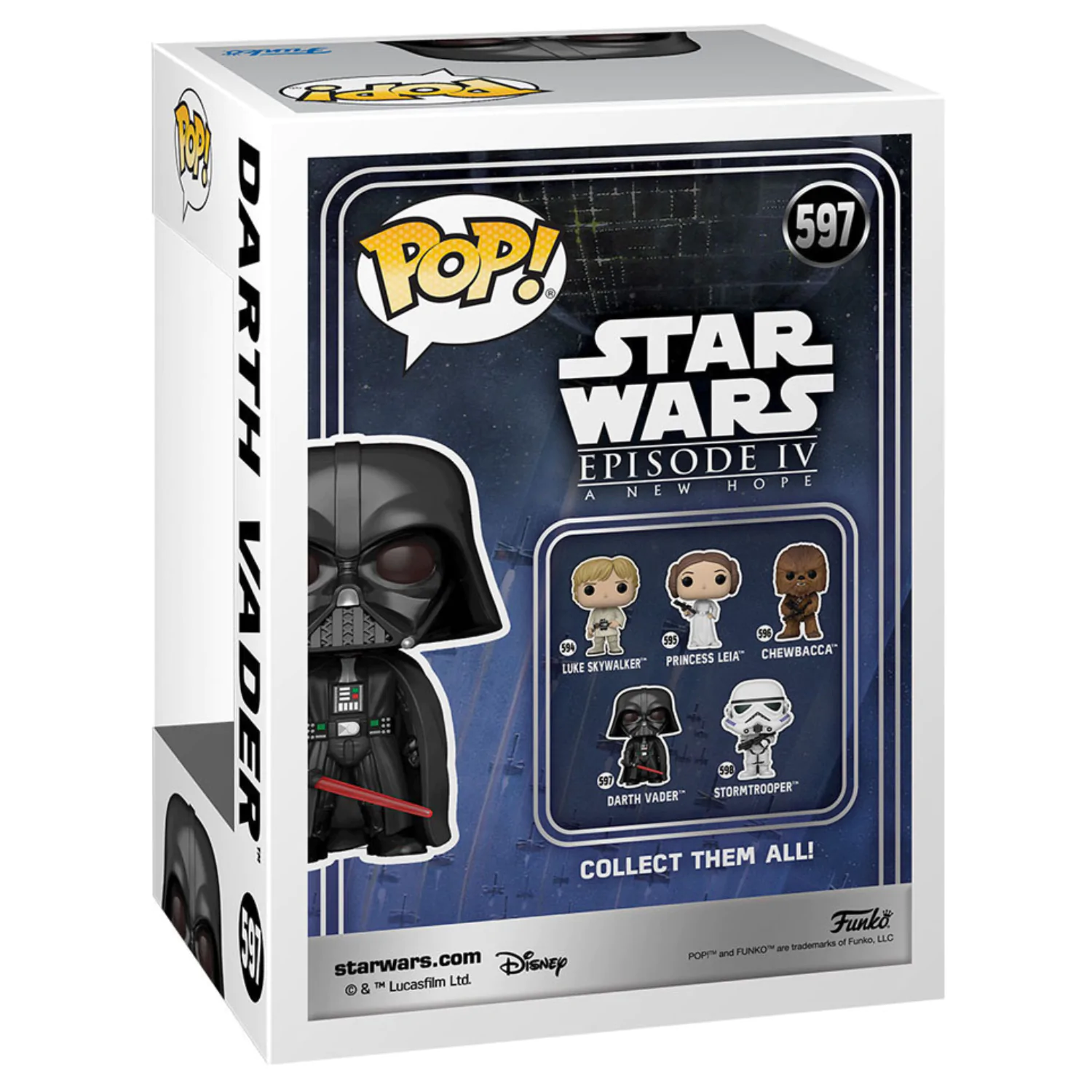 Star Wars New Classics POP! Star Wars Vinyl Figure Darth Vader 9 cm product photo