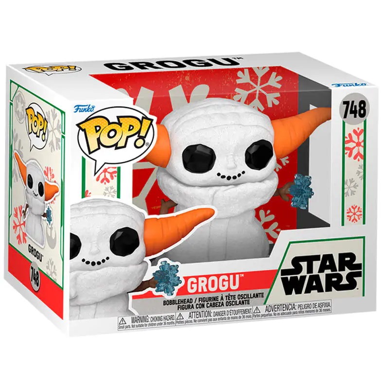 Funko POP figure Star Wars Grogu Snowman termékfotó