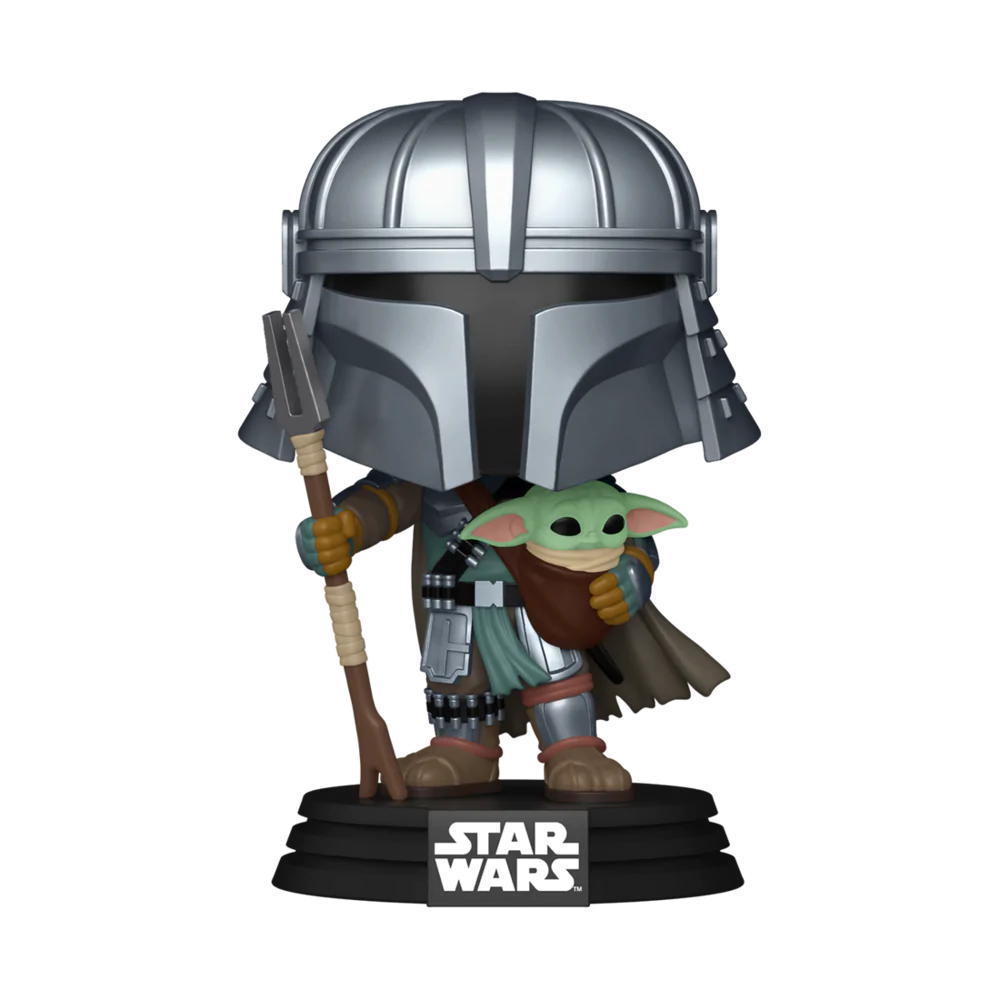 Funko POP figure Star Wars Impressions  Mandalorian with Grogu Exclusive product photo