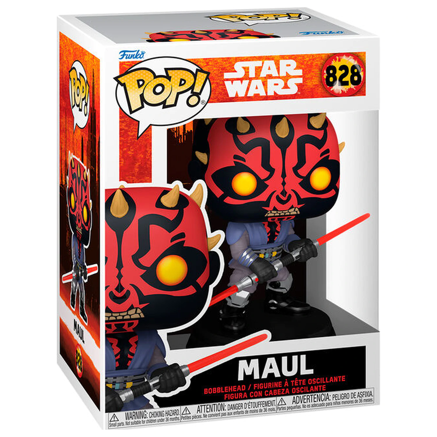 Funko POP figure Star Wars Maul Shadow Lord Maul [DAMAGED PACKAGE] product photo