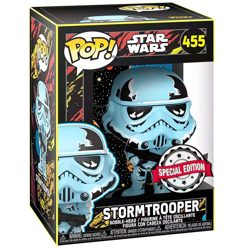 POP figure Star Wars Retro Series Stormtrooper Exclusive product photo