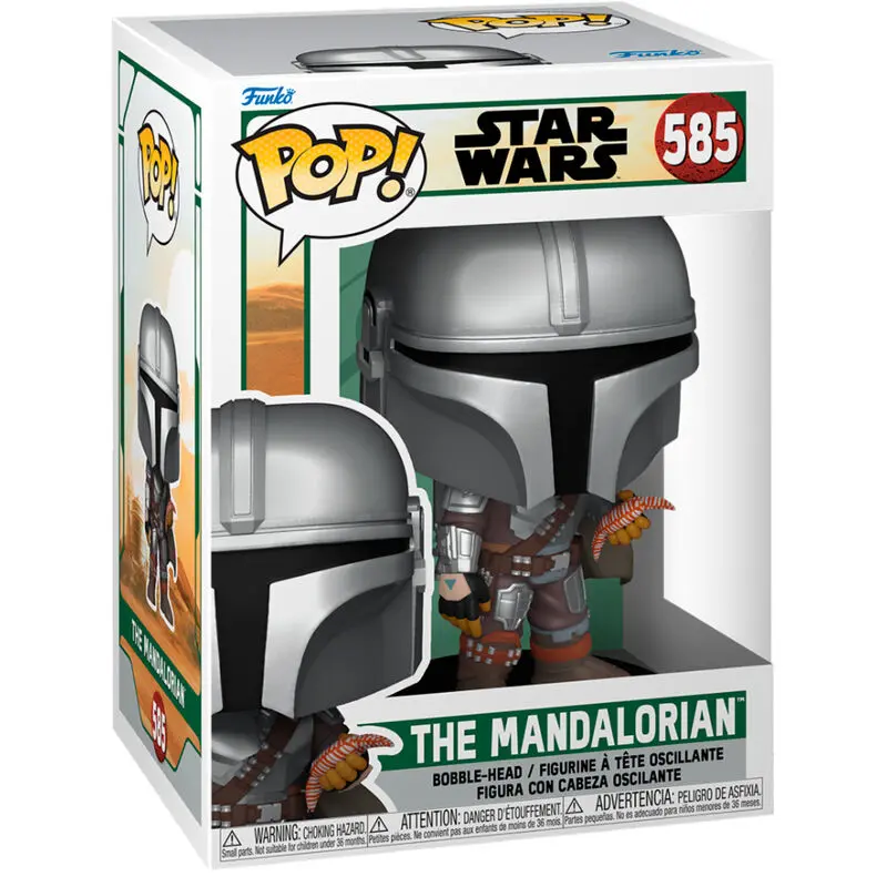 Star Wars The Book of Boba Fett POP! TV Vinyl Figure Mando w/pouch 9 cm product photo