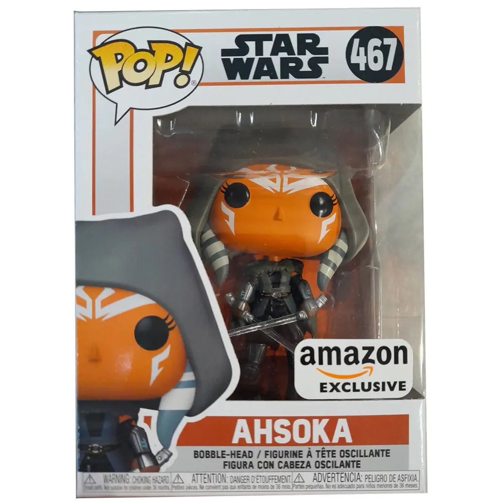 POP figure Star Wars The Mandalorian Ahsoka Hooded Exclusive termékfotó