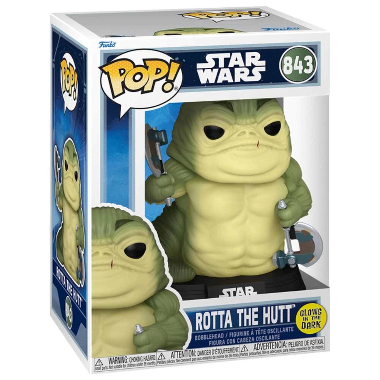 Funko POP figure Star Wars: The Mandalorian & Grogu - Rotta the Hutt product photo