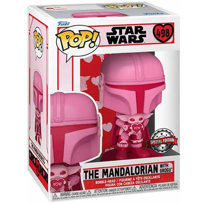 POP figure Star Wars Valentines Mandalorian With Grogu Exclusive termékfotó