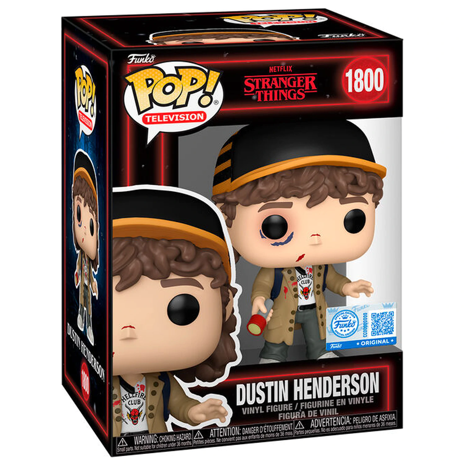 Funko POP figure Stranger Things 5 Dustin Henderson Exclusive product photo