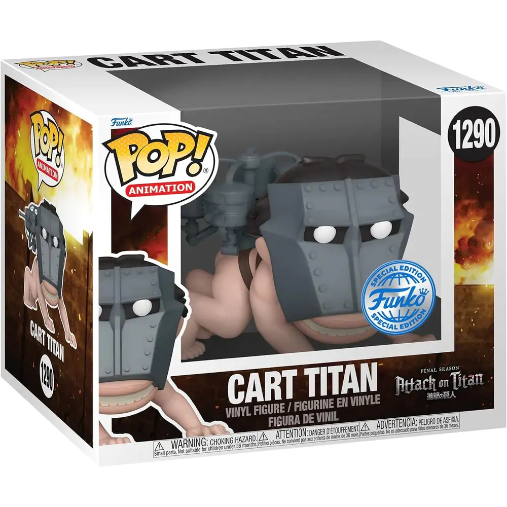 POP figure Super Attack On Titan Cart Titan Exclusive termékfotó