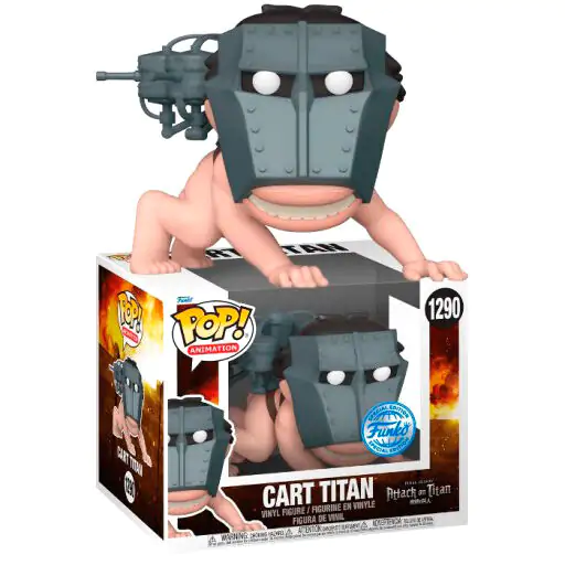 POP figure Super Attack On Titan Cart Titan Exclusive termékfotó