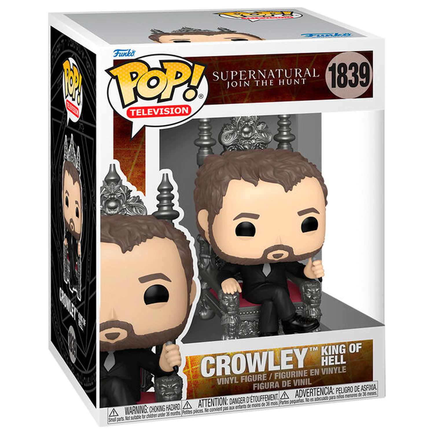 Funko POP figure Premium Supernatural Join the Hunt Death Crowley King of Hell product photo