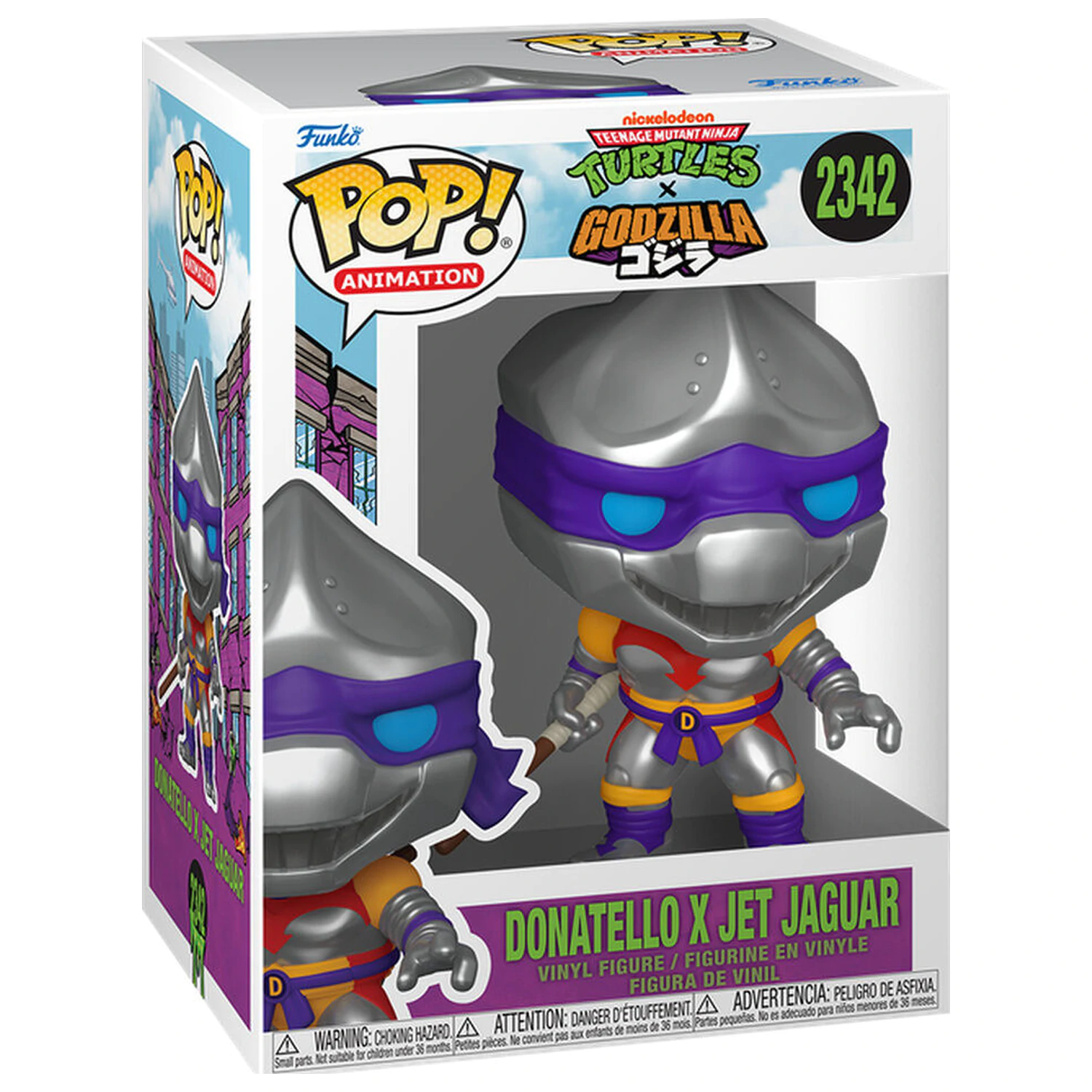 Funko POP figure Teenage Mutant Ninja Turtles x Godzilla - Donatello x Jet Jaguar product photo