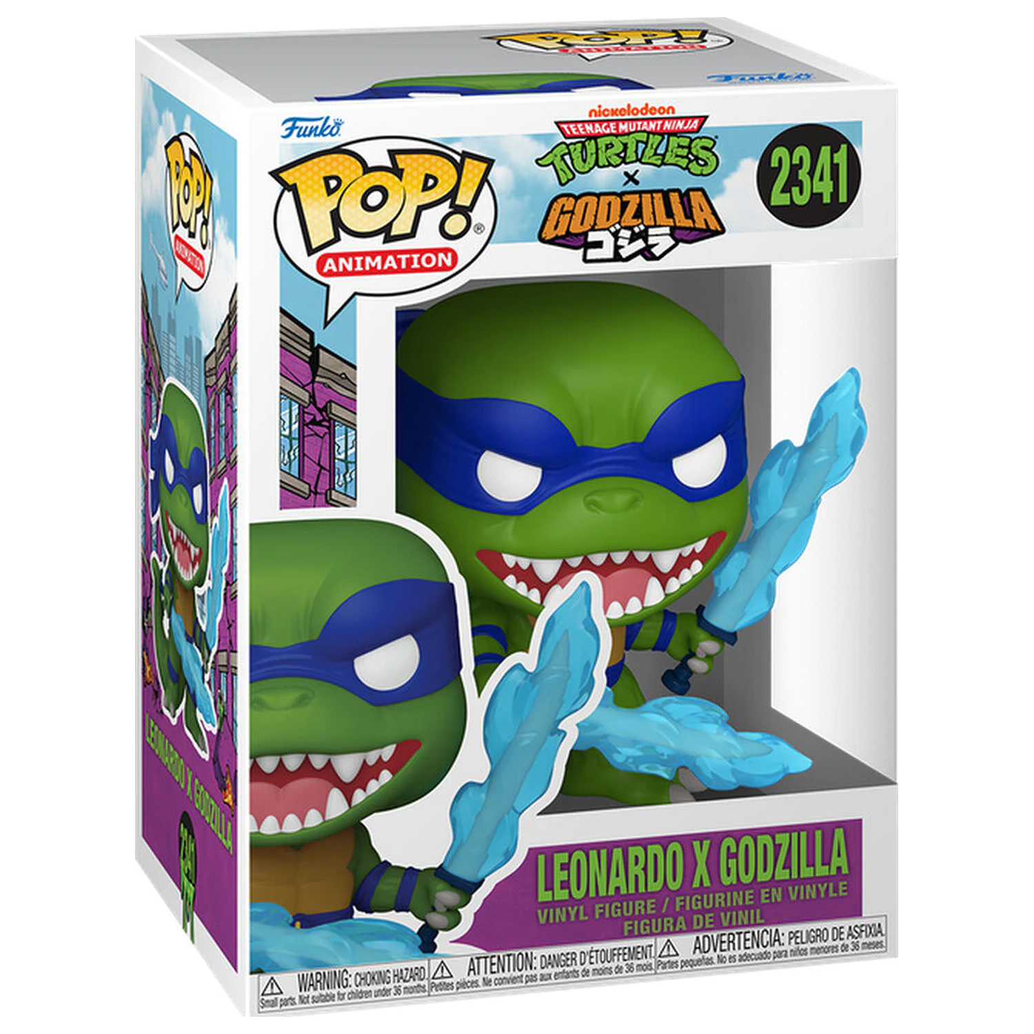 Funko POP figure Teenage Mutant Ninja Turtles x Godzilla - Leonardo X Godzilla product photo