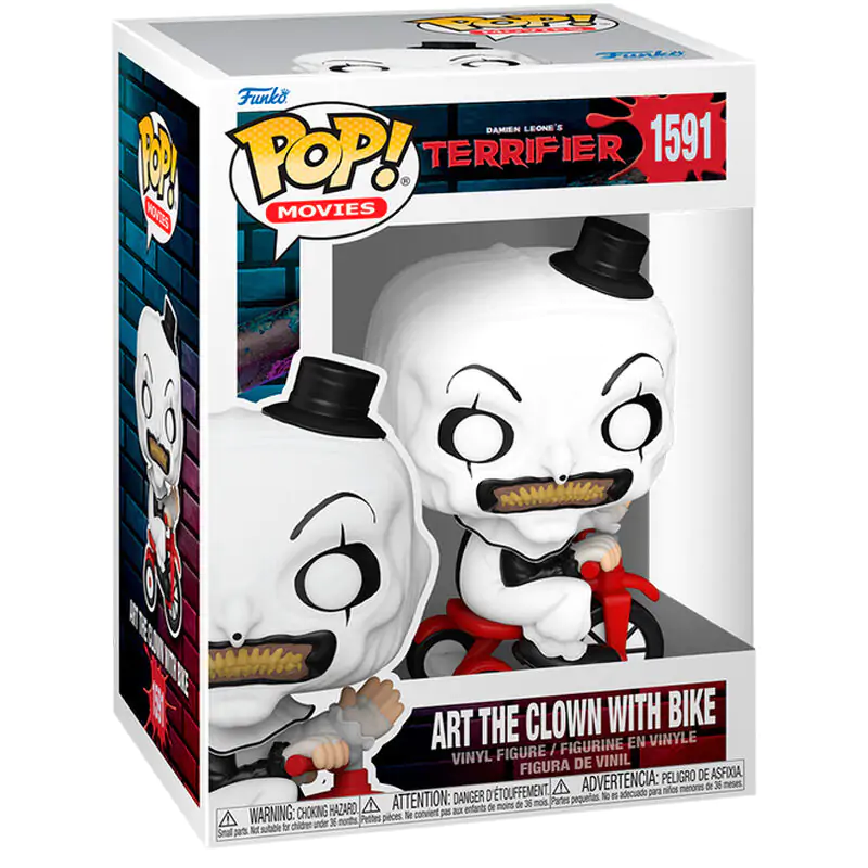 Funko POP figure Terrifier Art the Clown with Bike termékfotó