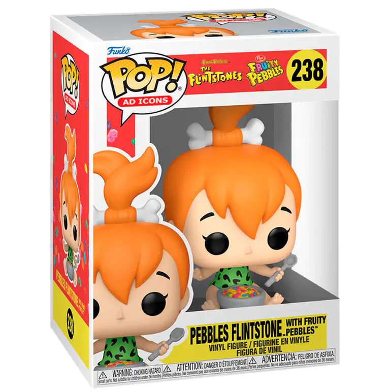 Figura Funko POP The Flintstones Pebbles Flintstone with Fruit Pebbles product photo