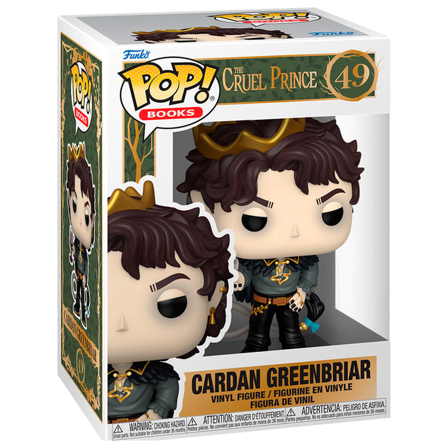 Funko POP figure The Folk of the Air The Cruel Prince Cardan Greenbriar product photo