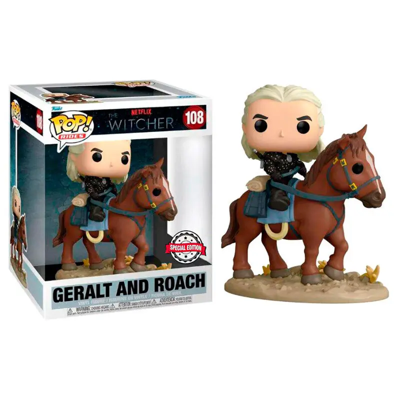 POP figure The Witcher Geralt And Roach Exclusive product photo