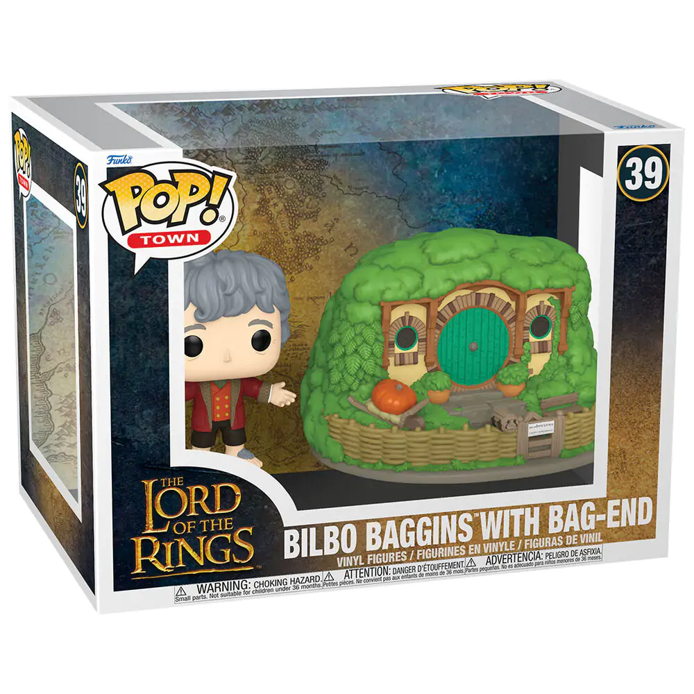 Funko POP figure Town The Lord of the Rings Bilbo Baggins with Bag-End product photo