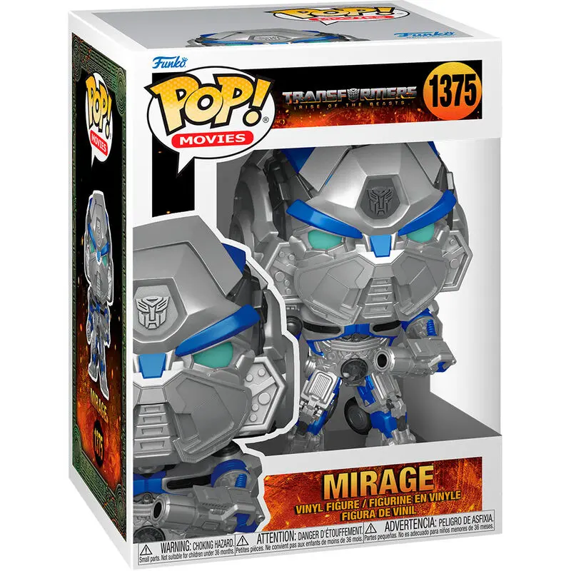 Transformers: Rise of the Beasts POP! Movies Vinyl Figure Mirage 9 cm termékfotó