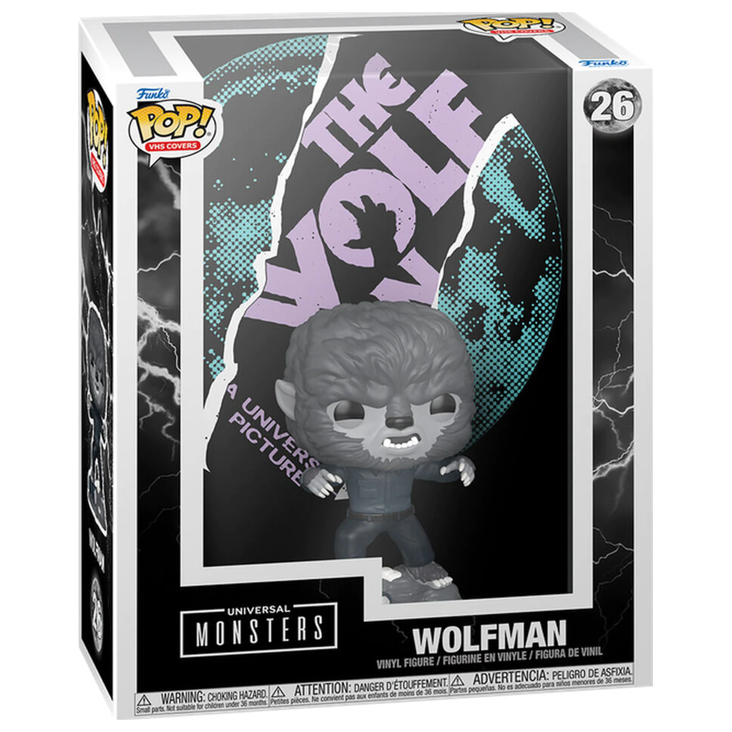 Funko POP figure VHS Universal Monsters Wolfman product photo